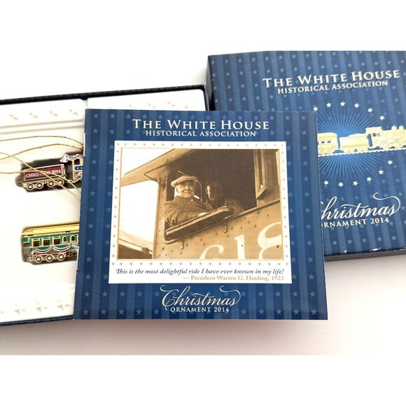 2014 The White House Historical Association - Christmas Ornament - Train Theme - Picture 4 of 6